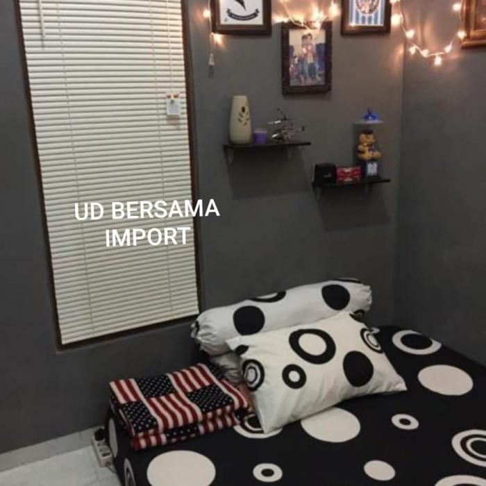 Tirai Gulung Horizontal Blind Pvc Black Out