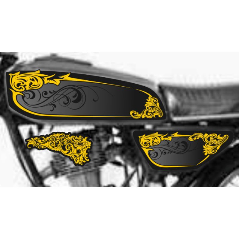 STRIPING STICKER DECAL GL 100 BATIK