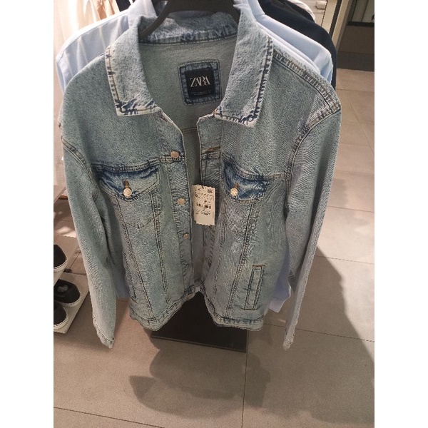 jastip jaket denim zara original store cowok