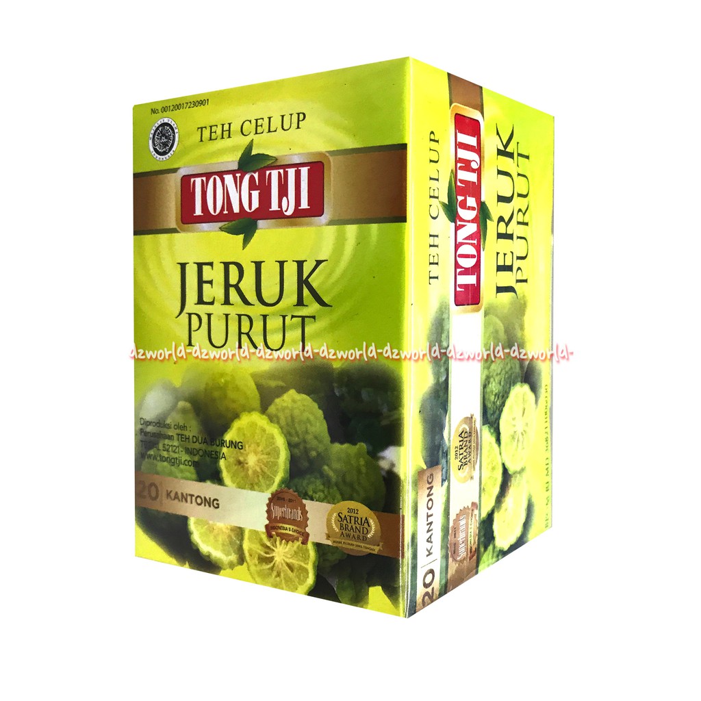 Tong Tji Jeruk Purut  20Tea Teh Celup Tongji Kemasan Sachet Tongtji Jasmine Dan Jeruk Purut 20Tea Bags