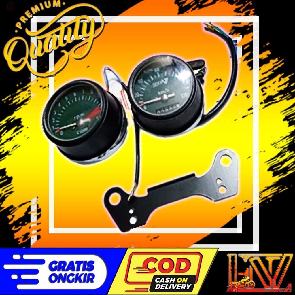 Speedometer Spido Speedo CB 125 Honda XL Bulat