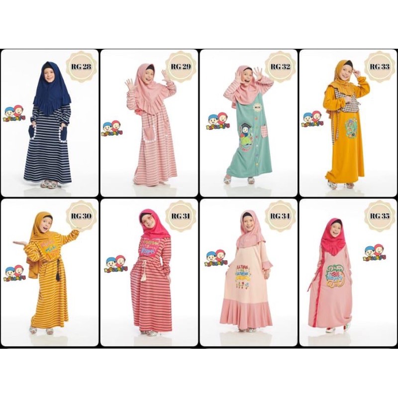 Gamis Kaos Anak RAGGA KIDS
