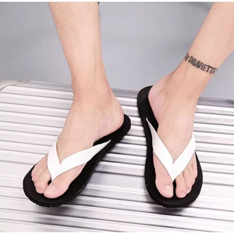 SANDAL JEPIT KULIT PRIA VOGGU PRIA TRENDY