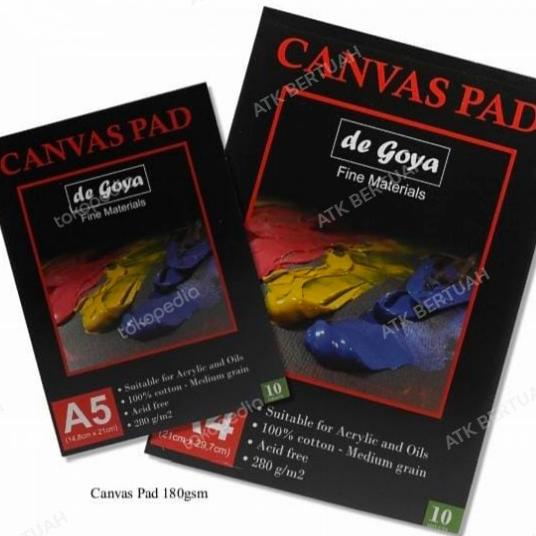 

DE GOYA DEGOYA CANVAS PAD BUKU KAIN KANVAS LUKIS