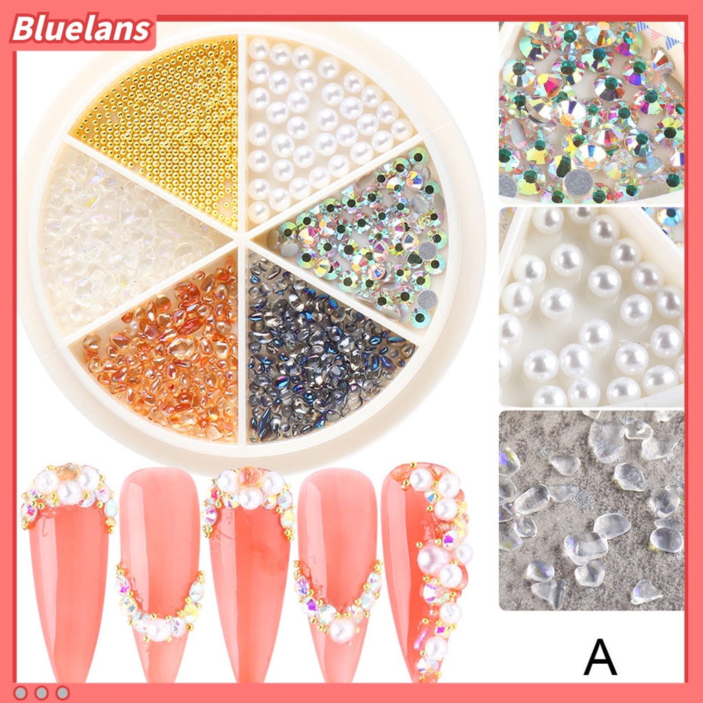 (In Stock) Kacamata Hitam Lensa Warna Warni ♡Aksesoris Perhiasan Manik-Manik Kuku Bahan Metal Untuk Dekorasi Makeup