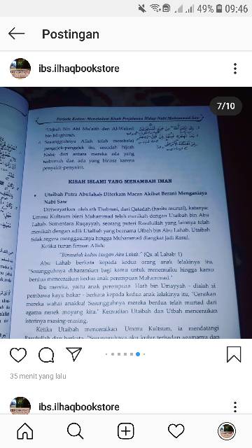 Khulashoh nurul yaqin paling lengkap khulasoh hulasoh