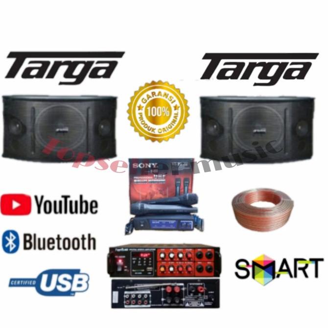 Paket Karaoke Sound System Linkmaster Ampli Mixer Power Upgrade Blueto