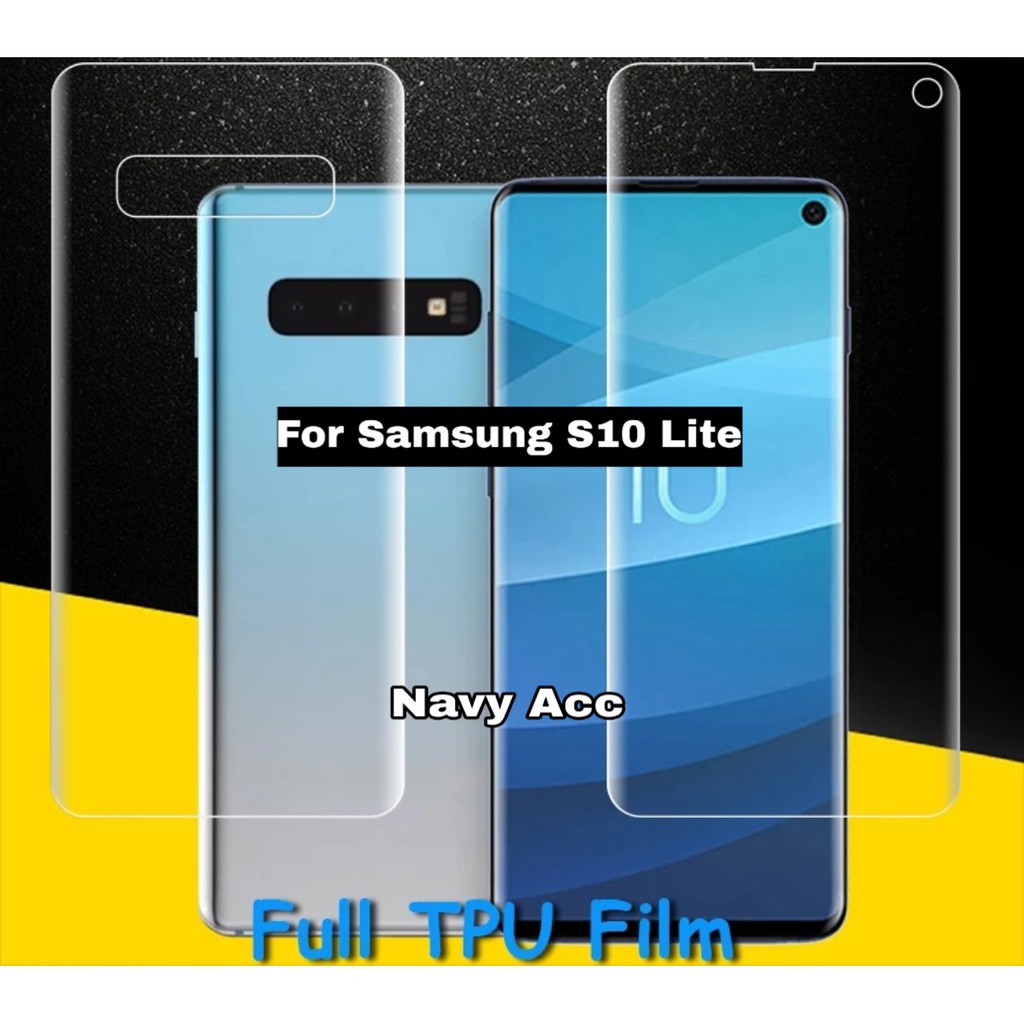 Screen Protector Full Set Front - Back Samsung S10 - S10 Lite - Anti Shock