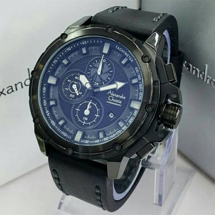 JAM TANGAN PRIA WANITA Alexander Christie AC 6390 MC / AC6390 MC Leather Strap