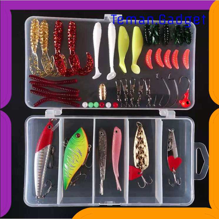 TG-IF LIXADA Umpan Pancing Ikan Set Fishing Bait Kit 45PCS - DWS250-D