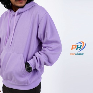 PriaHoodie Jaket Hoodie  Jumper Polos  Ungu  Muda  Lillac Pria 