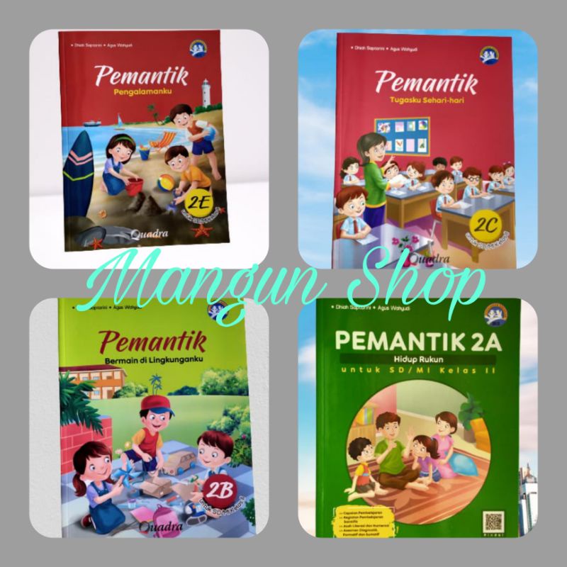 Jual Buku Pemantik Jilid 2A,2B,2C,2D,2E,2 FKelas 2 SD/Mi K13 Quadra ...