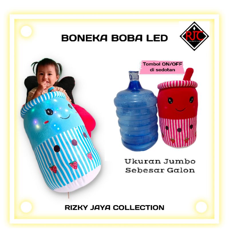 Boneka Boba LED / Boba jumbo LED / Boba jumbo galon