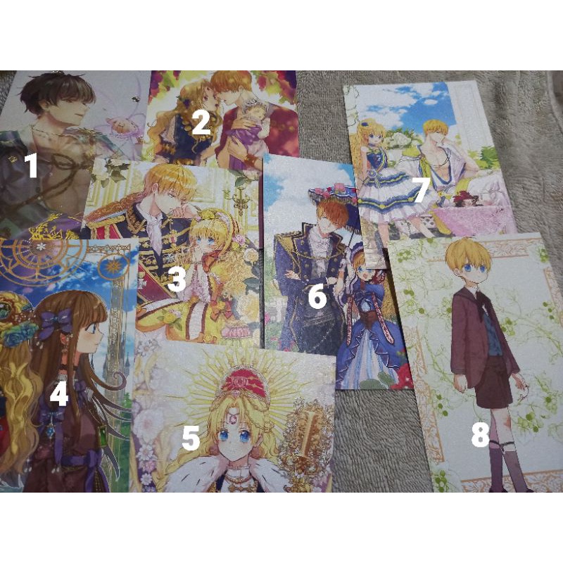 [READY] OFFICIAL POSTCARD SIBAP WMMAP SUDDENLY I BECAME A PRINCESS WHO MADE ME A PRINCESS