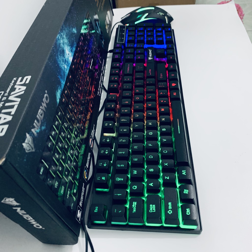 Paket Gaming Keyboard &amp; mouse Nubwo NKM 623 Savitar Anti Ghosting