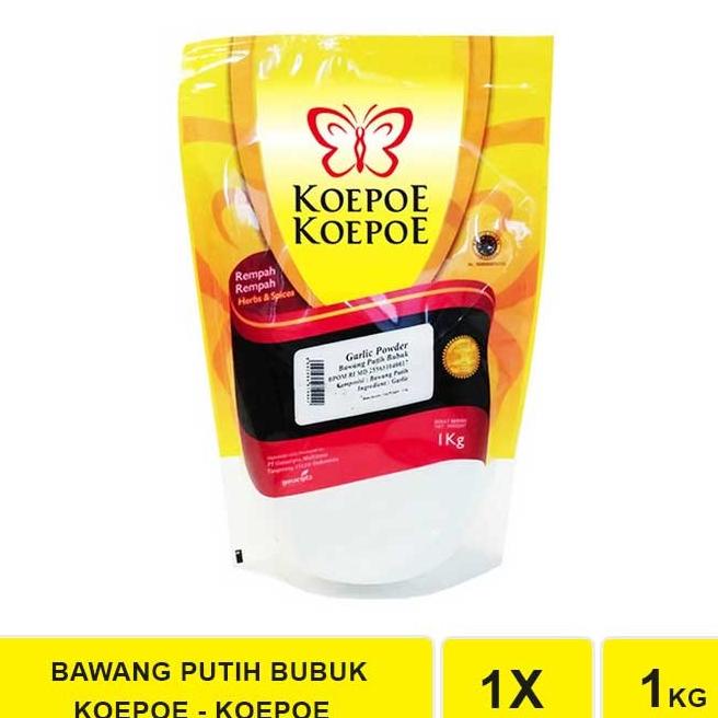 

KOEPOE KOEPOE BAWANG PUTIH BUBUK / GARLIC POWDER 1KG / GARLIC POWDER