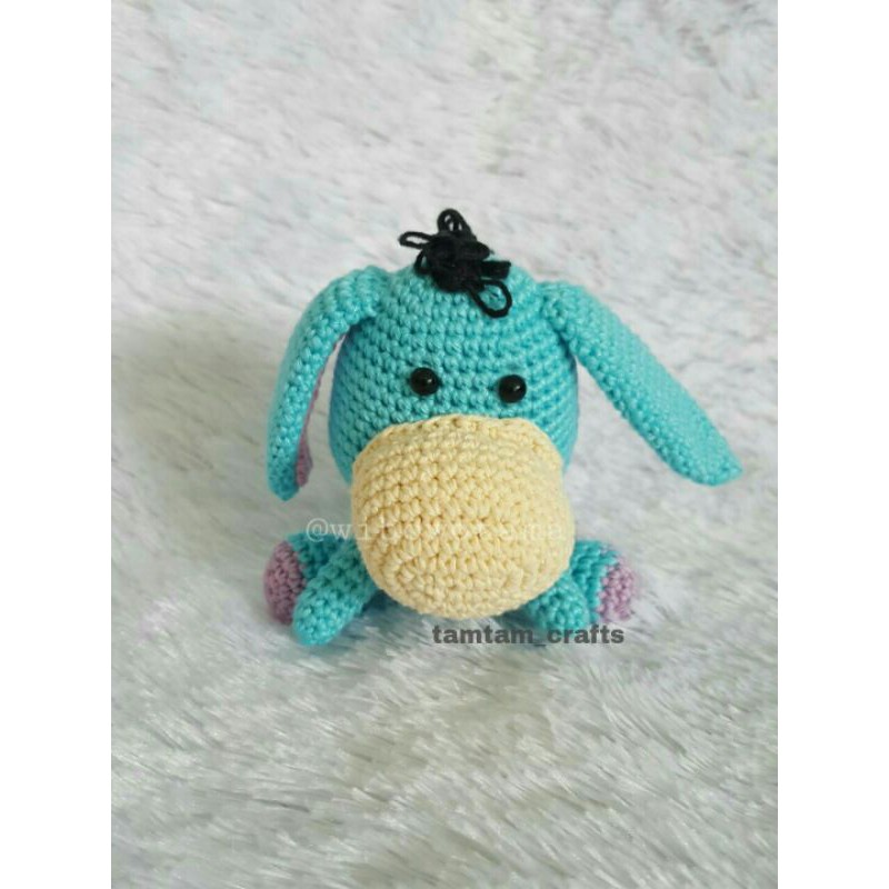 Boneka rajut (amigurumi ) eeyore