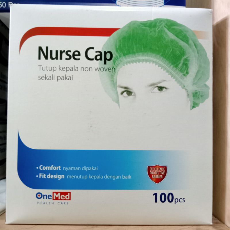 Nurse Cap / Penutup Kepala Sekali Pakai