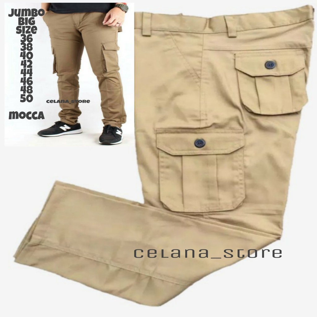 CELANASTORE BIG SIZE/CELANA CARGO PANJANG PRIA BIG SIZE 36-50/CELANA PDL PANJANG BIG SIZE/CELANA GUNUNG UKURAN BESAR/CELANA PRIA BIG SIZE