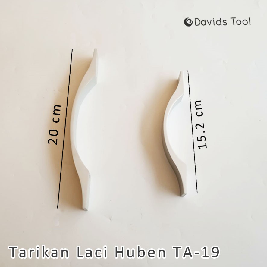 Tarikan Laci Handle Lemari Huben Aluminium Ta 19