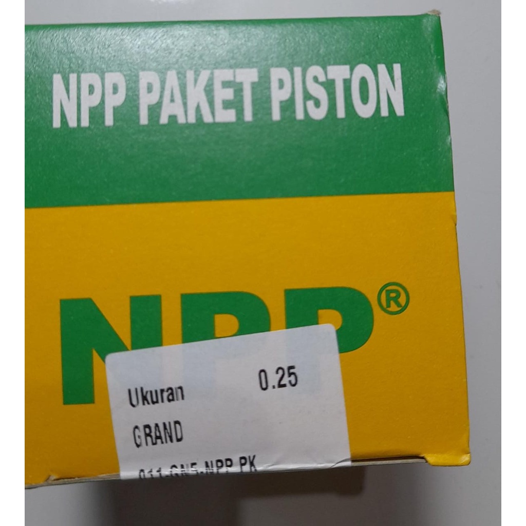 Piston Kit Seher Kit Grand NPP 011 GN5 NPP