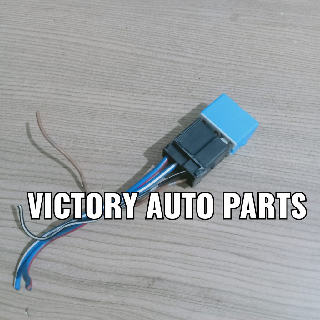 Relay ac biru 12v k4 denso toyota daihatsu mistubishi FREE KABEL SOKET ORI COPOTAN