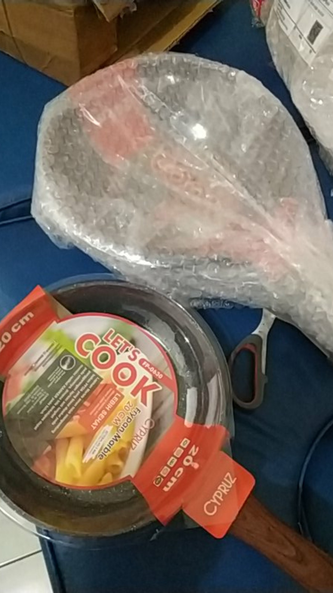 Fry Wok 3mm Induksi Marble 24cm Fp-0641