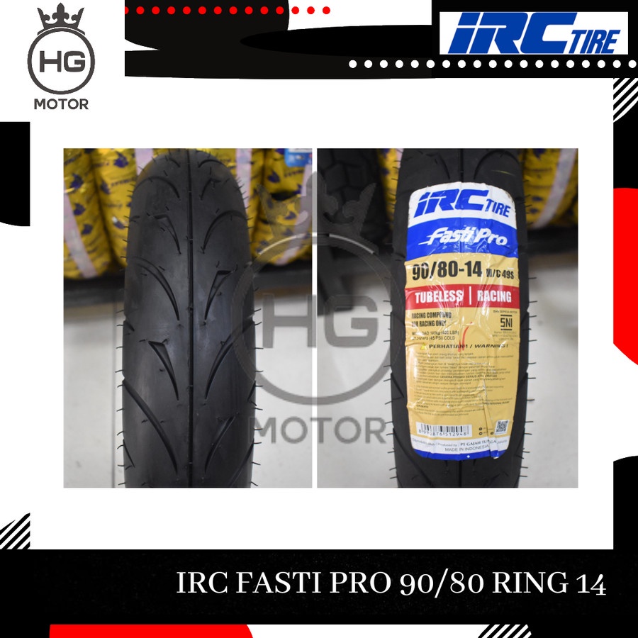 Ban Luar Motor IRC 90/80 100/80 RING 14 Fasti Pro Soft Compound