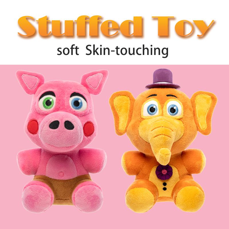 20cm Mainan Five Nights At Freddy's Plush Toys Orville Elephant Pig Pizzeria Simulator Doll Bonek