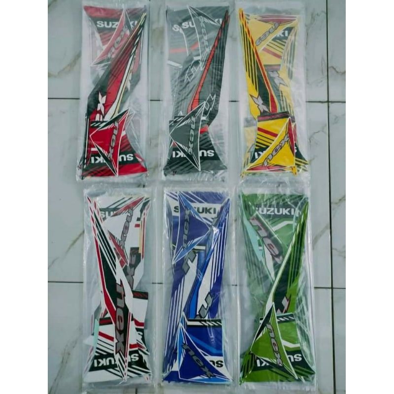 Striping Lis Sticker Motor Suzuki Nex Lama 2014 Striping Standar Nex 2014