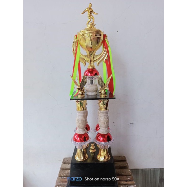 piala Kaki 4 batu onix/marmer 7cm tinggi 90cm