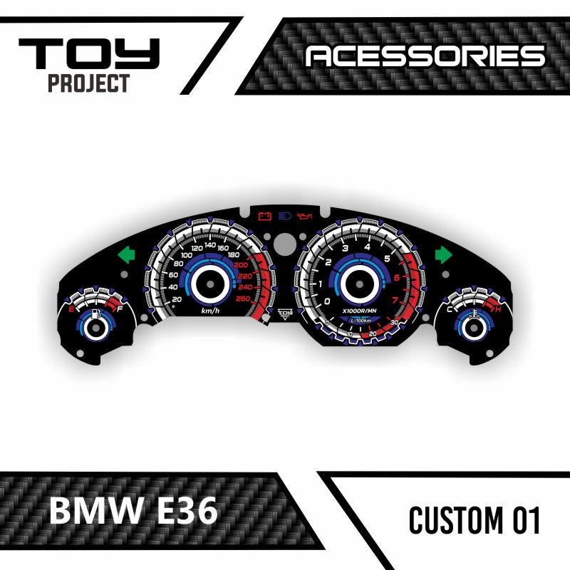 panel speedometer bmw e36