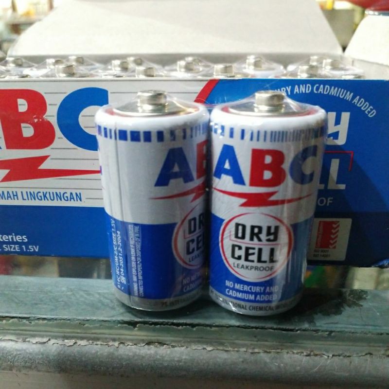 Baterai ABC Tanggung / tipe type C / R14