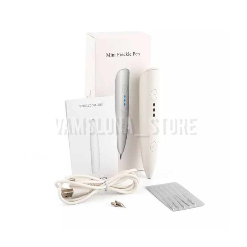 Mini Freckle Pen / Portable Couter Penghilang Spots / Moles / Fleshy Nevus / Tato /TATTO Tahi Lalat // Soft cauter laser penghilang flek tai lalat kutil tatto bintik hitam melasma milia plasma pen