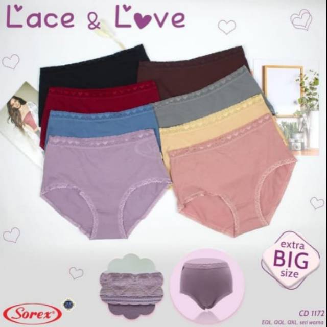 Celana  Dalam wanita Extra Big Size Sorex 1172