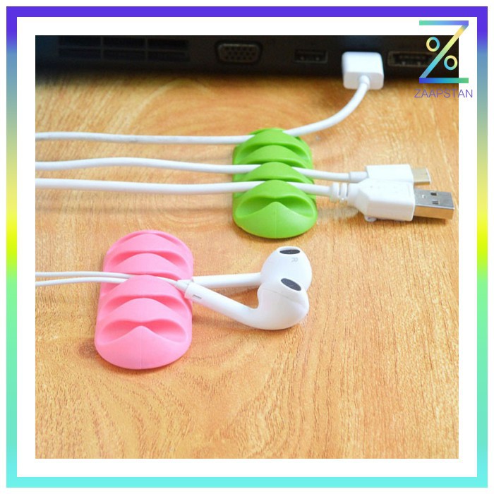 Klip Kabel Organizer Cable Clip - KR-8005 - Multi-Color