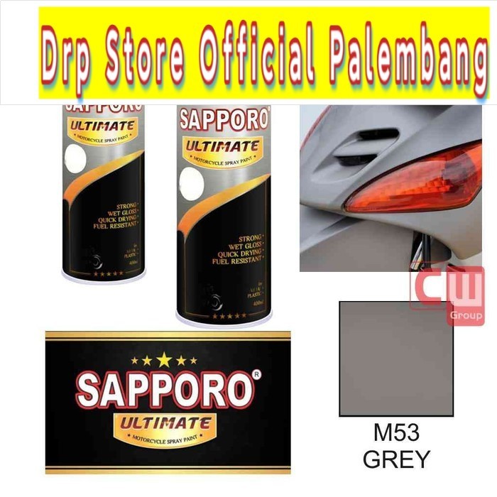 SAPPORO ULTIMATE M53 GREY METTALIC - CAT SEMPROT SAPORO