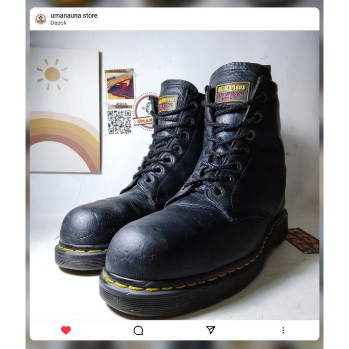 Dr Martens industrial steel toe