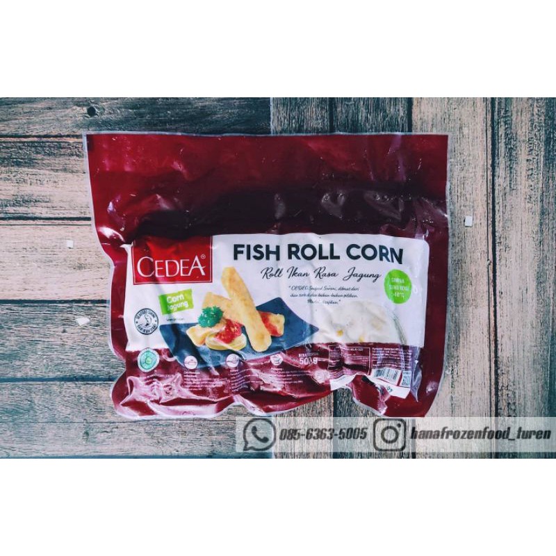 

CEDEA FISH ROLL CORN 500 GRAM