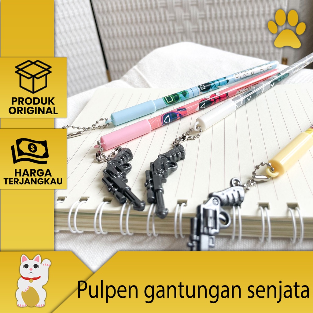 

[Luckyfortuna88] pulpen gantungan senjata pen gantungan senjata perlengkapan sekolah perlengkapan kantor alat tulis sekolah alat tulis kantor lucu murah