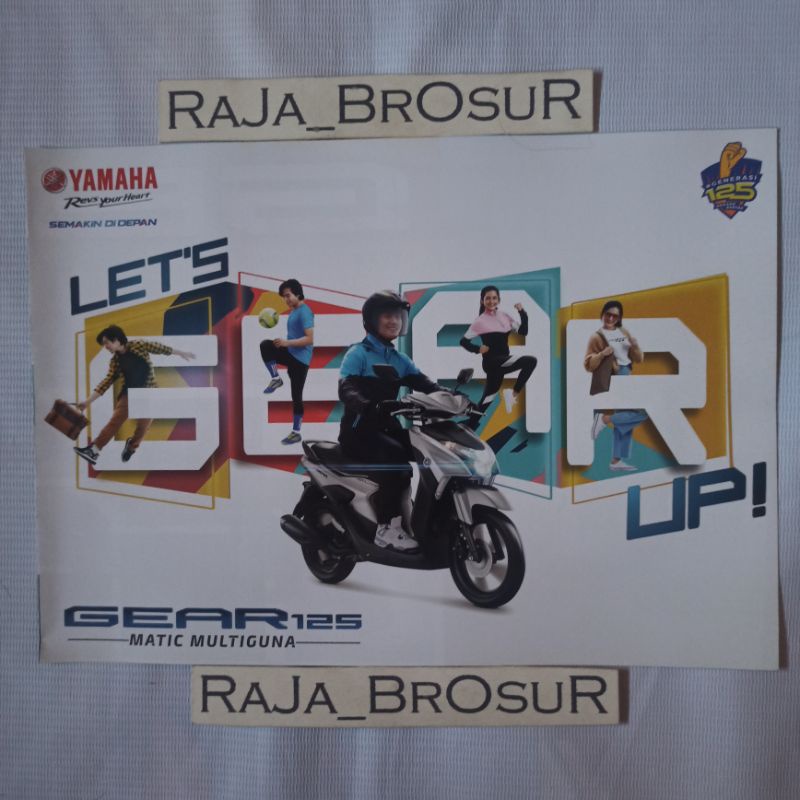 Poster brosur Yamaha Gear 125
