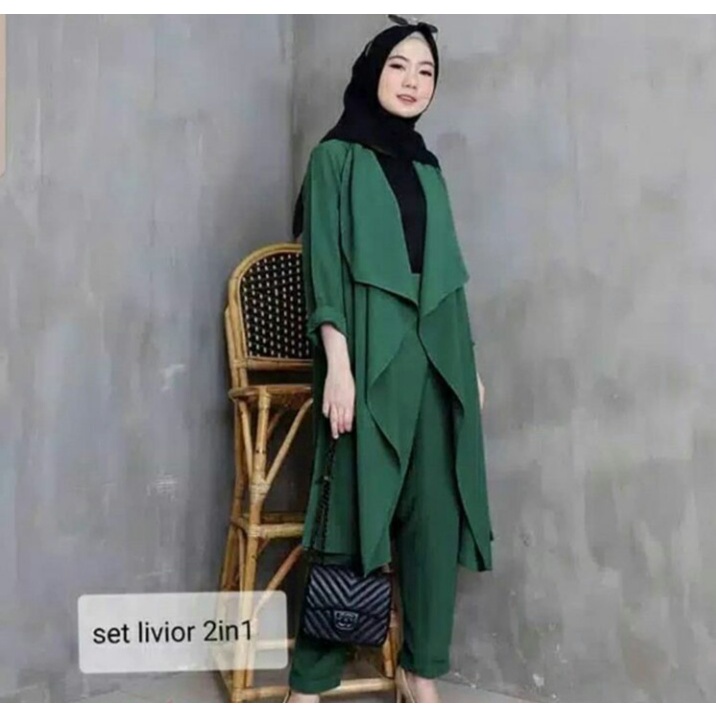 Livior set / set wanita celana + atasan