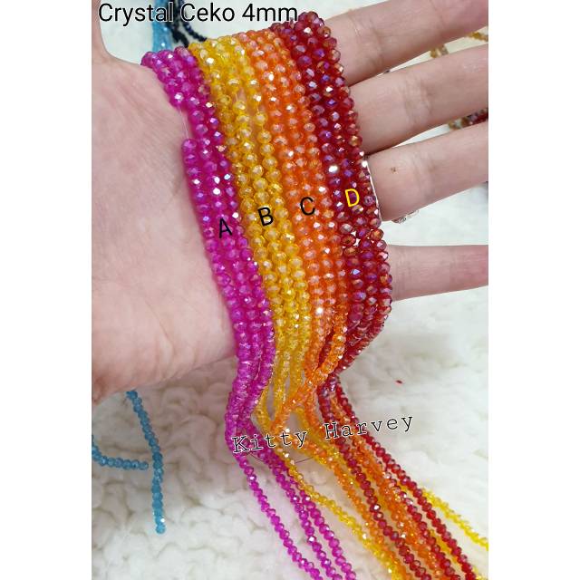 Crystal ceko 4mm isi -+150pc