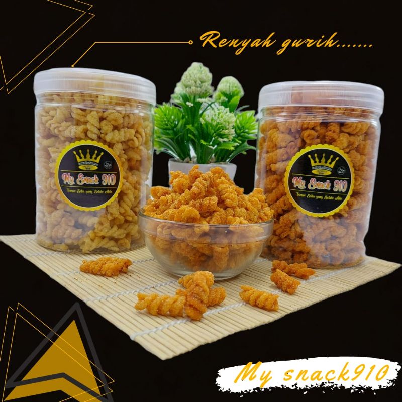 

CEMILAN SNACK MAKARONI BANTET ULIR SPIRAL PEDAS DAN ASIN