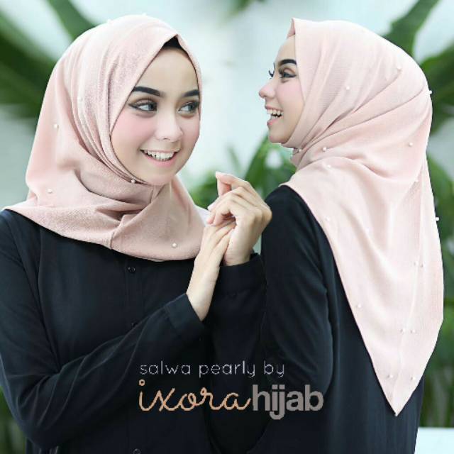 Hijab Instan Salwa Pearly Original Ixora Hijab
