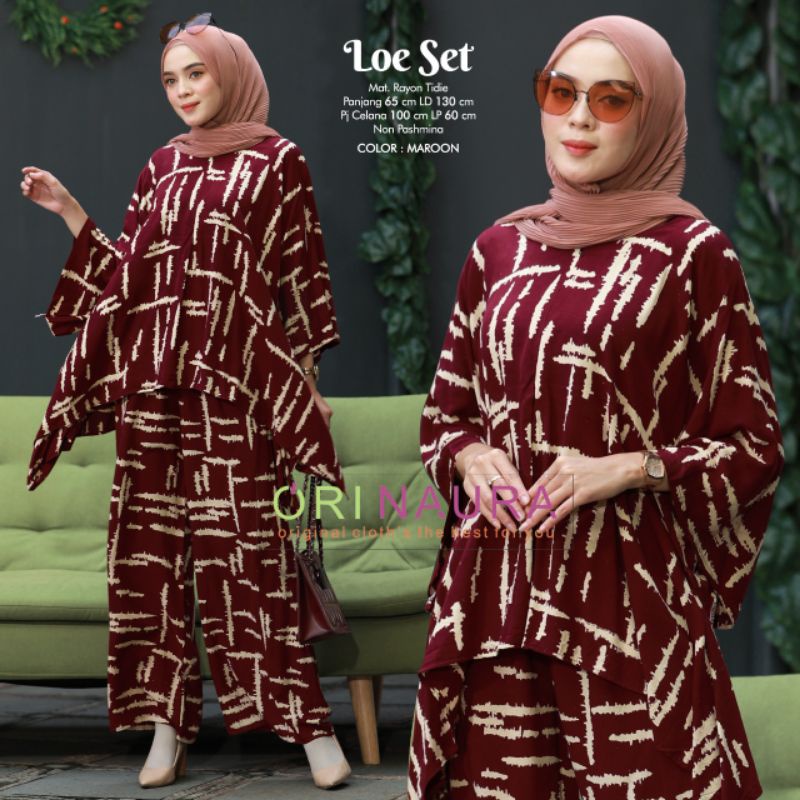 LOE SET BAJU SETELAN PANT BY ORI NAURA