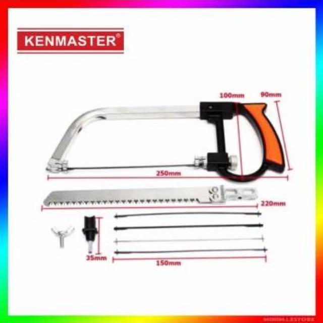 Kenmaster KM-02 Gergaji Multifungsi Tool Set 3 Way Magic Saw