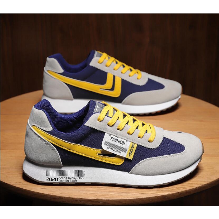 Sepatu Sneaker Pria Import - Sneaker AIR HIGH ELVE JPR-015 Running Shoes - Sepatu Kasual Santai