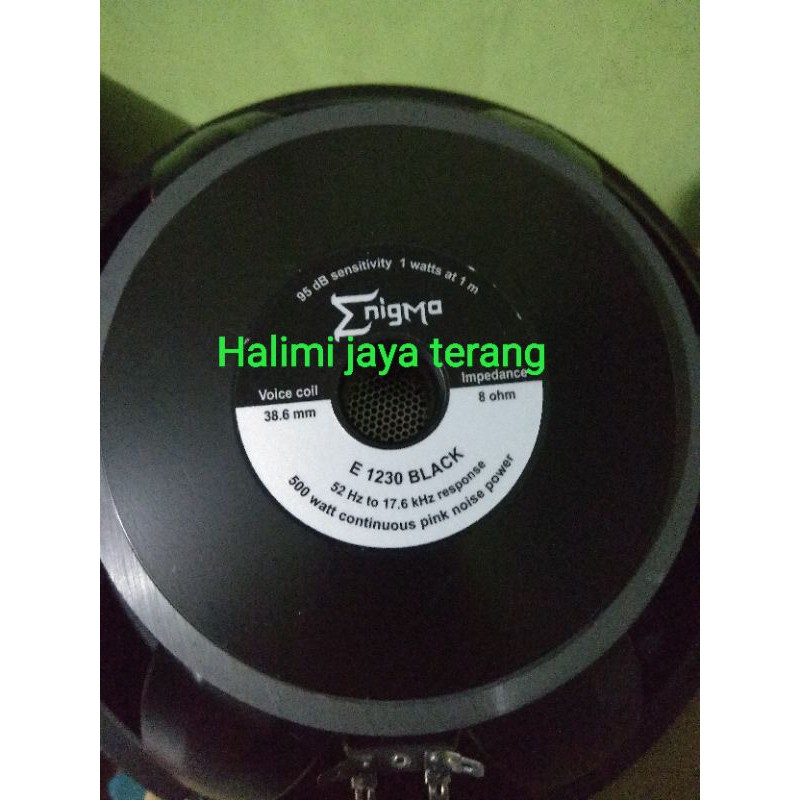 Speaker 12 inch Speaker full range Speaker enigma 1230 Black bukan acr