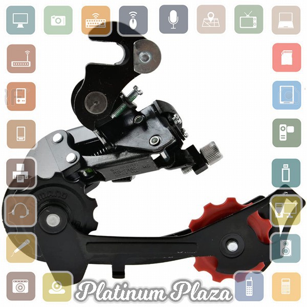 SHIMANO SIS Tourney RD-TZ500 Rear Derailleur 6/7 Speed Hanger Mount - Black`3WMJOE-